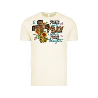 Pray On It Pray Over It Pray Through It Vintage Tee | Teevron