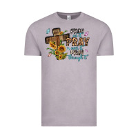 Vintage Zinc pray on it pray over it pray through it Vintage Tee - MaliasSmallBusiness