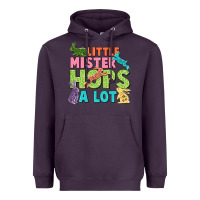 Plum Little mister hops a lot Easter Day Heavyweight Hoodie - CowGirlArtShop