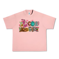 Salmon western cowgirl Urban Heavy Tee - MaliasSmallBusiness