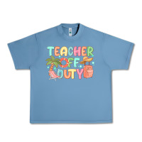 Pebble Blue teacher off duty summer Urban Heavy Tee - JahusDesignShop