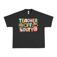 Pigment Black teacher off duty summer Urban Heavy Tee - JahusDesignShop