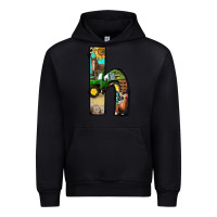 Black farm life alphabet lowercase letters h Urban Hoodie - BundleAndBundleShop