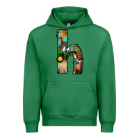 Emerald farm life alphabet lowercase letters h Urban Hoodie - BundleAndBundleShop