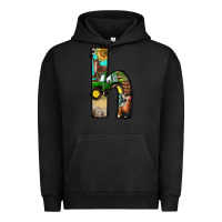 Pigment Black farm life alphabet lowercase letters h Urban Hoodie - BundleAndBundleShop