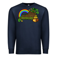 Navy kentucky map st.patricks Premium Sweatshirt - CowGirlArtShop