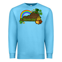 Ocean Blue kentucky map st.patricks Premium Sweatshirt - CowGirlArtShop