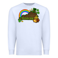 White kentucky map st.patricks Premium Sweatshirt - CowGirlArtShop