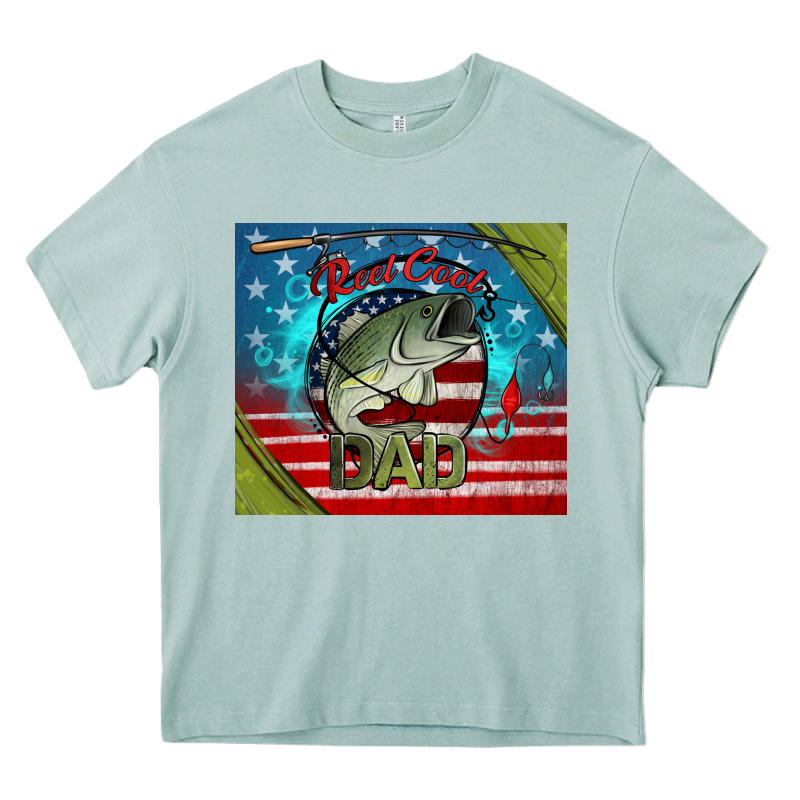 Reel Cool Dad Fishing Heavy Core Tee by Jasminsmagicworld | Teevron