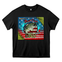 Black reel cool dad fishing Heavy Core Tee - Jasminsmagicworld