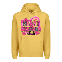 Antique Gold Heart breaker club Valentine's Day Premium Hoodie - HowdyJamesFarm