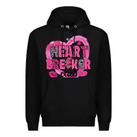 Black Heart breaker club Valentine's Day Premium Hoodie - HowdyJamesFarm