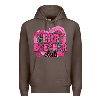 Coffee Heart breaker club Valentine's Day Premium Hoodie - HowdyJamesFarm