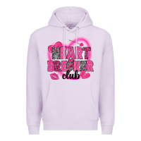 Lilac Heart breaker club Valentine's Day Premium Hoodie - HowdyJamesFarm