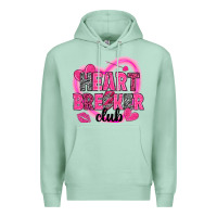 Seafoam Heart breaker club Valentine's Day Premium Hoodie - HowdyJamesFarm