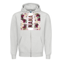 Dove Grey mother’s day mama flowers tumbler tbs Zipper Hoodie - TumblerDesignByShophia