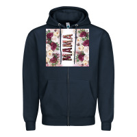 Navy mother’s day mama flowers tumbler tbs Zipper Hoodie - TumblerDesignByShophia