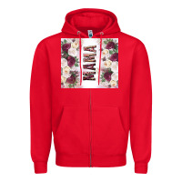 Red mother’s day mama flowers tumbler tbs Zipper Hoodie - TumblerDesignByShophia