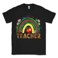 Black rainbow teacher Classic Tee - NancyCooperArtShop