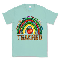 Seafoam rainbow teacher Classic Tee - NancyCooperArtShop