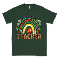 Sports Green rainbow teacher Classic Tee - NancyCooperArtShop