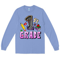 Colony Blue First Grade Long Sleeve Tee - RanaPortraitStore