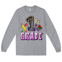 Heather Grey First Grade Long Sleeve Tee - RanaPortraitStore
