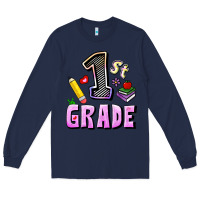 Navy First Grade Long Sleeve Tee - RanaPortraitStore
