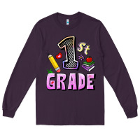 Plum First Grade Long Sleeve Tee - RanaPortraitStore