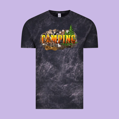 Camping Vintage Tee Designed By Nancycooperartshop