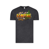 Vintage Black camping Vintage Tee - NancyCooperArtShop