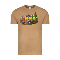 Vintage Camel camping Vintage Tee - NancyCooperArtShop