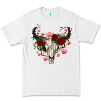Valentine's Bull Skull Premium Tee | Teevron