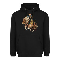 Black Midilli little Cowboy kid rodeo Heavyweight Hoodie - HowdyJamesFarm