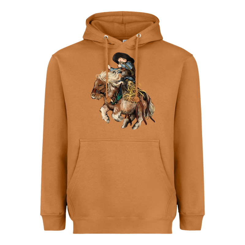 Midilli Little Cowboy Kid Rodeo Heavyweight Hoodie by HowdyJamesFarm | Teevron