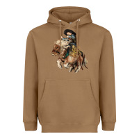 Toasted Coconut Midilli little Cowboy kid rodeo Heavyweight Hoodie - HowdyJamesFarm