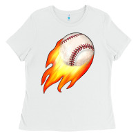White baseball Ladies Tee - JahusDesignShop