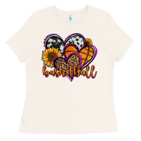 Bone basketball hearts Ladies Tee - Jasminsmagicworld