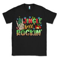 Black jingle bell rockin' Classic Tee - MaliasSmallBusiness
