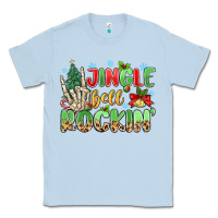 Dusty Blue jingle bell rockin' Classic Tee - MaliasSmallBusiness