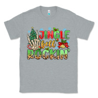 Heather Grey jingle bell rockin' Classic Tee - MaliasSmallBusiness
