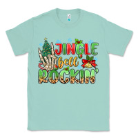 Seafoam jingle bell rockin' Classic Tee - MaliasSmallBusiness