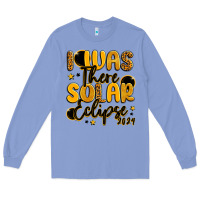 Colony Blue i was there solar eclipse 2024 Long Sleeve Tee - LillyAllenDesigns