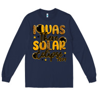 Navy i was there solar eclipse 2024 Long Sleeve Tee - LillyAllenDesigns