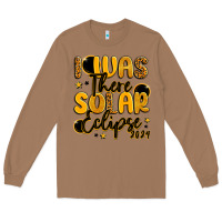 Toasted Coconut i was there solar eclipse 2024 Long Sleeve Tee - LillyAllenDesigns
