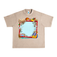 French Oak school your text here Urban Heavy Tee - NancyCooperArtShop