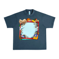 Midnight Navy school your text here Urban Heavy Tee - NancyCooperArtShop