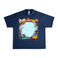 Navy school your text here Urban Heavy Tee - NancyCooperArtShop