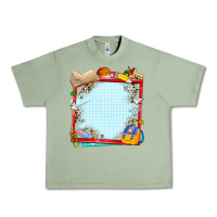 Oil Green school your text here Urban Heavy Tee - NancyCooperArtShop