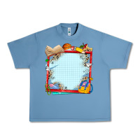 Pebble Blue school your text here Urban Heavy Tee - NancyCooperArtShop